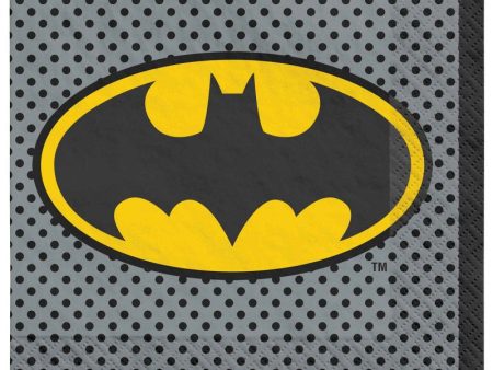 Batman Heroes Unite Napkins - Lunch 16 Pkt Online now