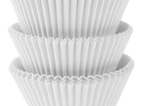 White Mini Cupcake Cases - 100 Pkt Discount