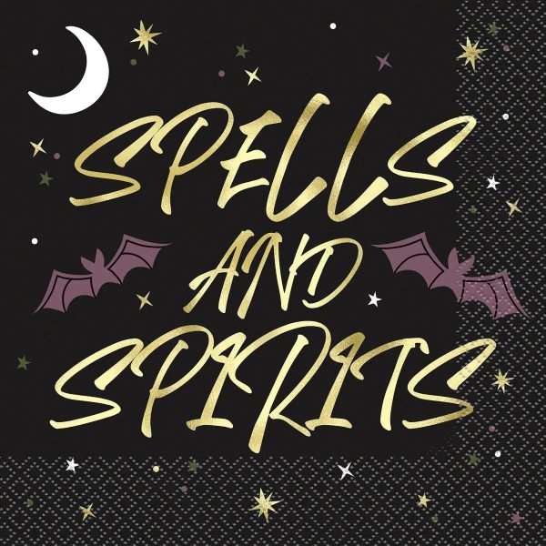 Celestial Halloween Spells and Spirits Napkins - Lunch 16 Pkt Online Hot Sale