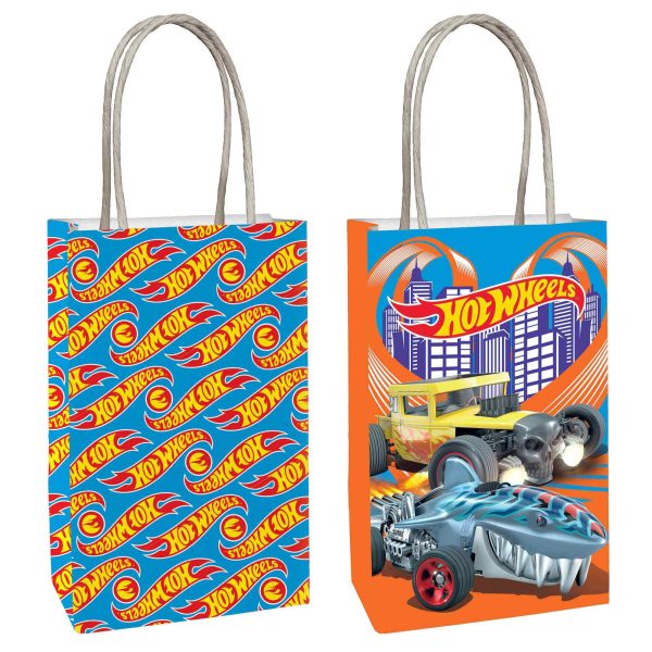 Hot Wheels Paper Kraft Bags - 8 Pkt For Cheap