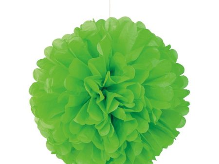 Lime Green Tissue Pom Pom Online now