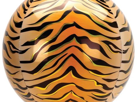 Tiger Print Orbz Foil Balloon Sale