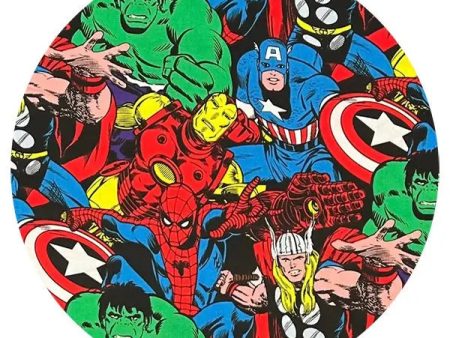 Avengers Collage Edible Cake Image For Cheap