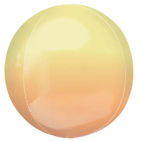 Ombre Yellow Orange Orbz Foil Balloon on Sale