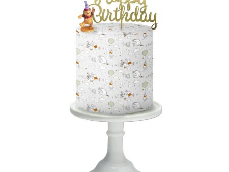 Winnie the Pooh Edible Cake Wrap Online now