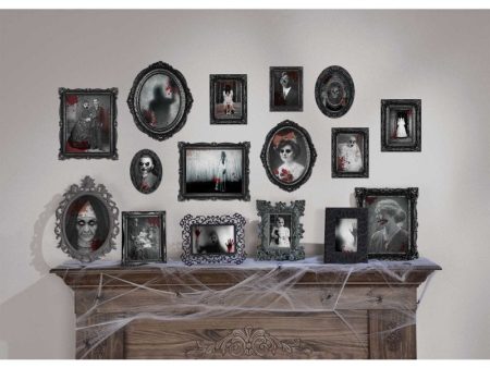 Dark Manor Framed Picture Cutout Decorations - 30 Pkt Fashion