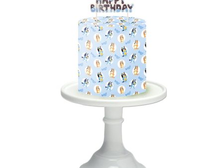 Bluey Edible Cake Wrap Online