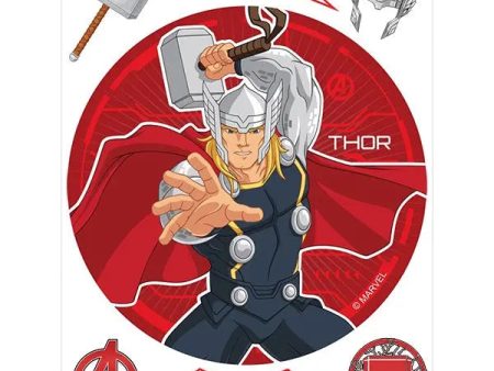 Thor Edible Cake Image with FREE Edible Icons For Cheap