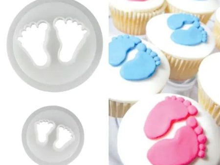 Baby Feet Fondant Cutter Set on Sale