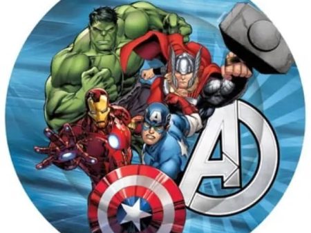 Avengers Party Plates - Dinner 8 Pkt on Sale