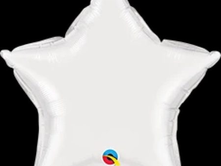 White Star Mini Foil Balloon Sale