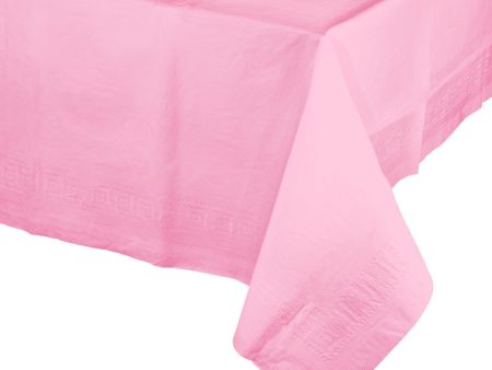 Baby Pink Paper Tablecover Online Hot Sale