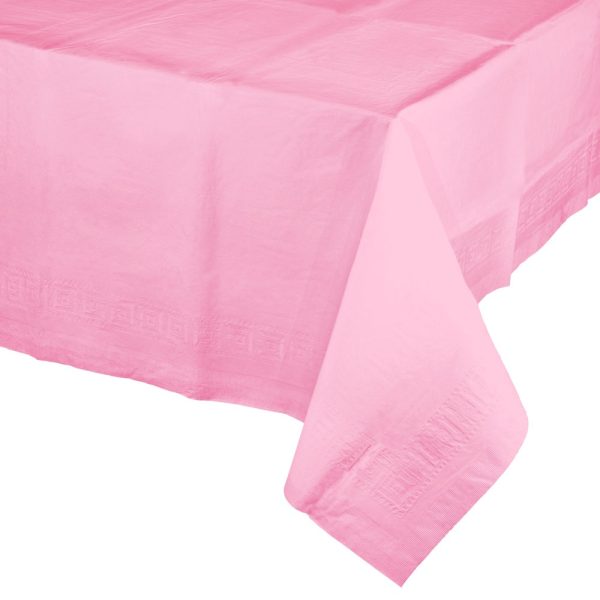 Baby Pink Paper Tablecover Online Hot Sale