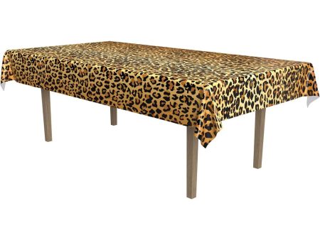 Leopard Print Tablecloth For Sale