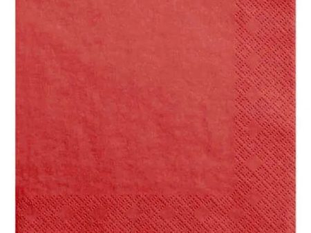 Red Napkins - Lunch 20 Pkt Online