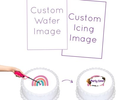 Custom Printed Burnaway Edible Cake Image Hot on Sale