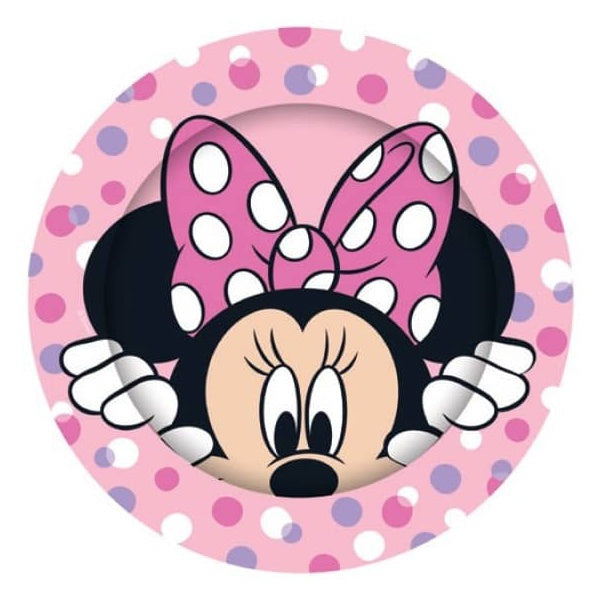 Minnie Mouse Plates - Dinner 8 Pkt Sale