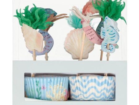 Meri Meri Mermaid Cupcake Kit on Sale