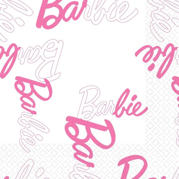 Barbie Napkins -  Lunch 16 Pkt For Cheap