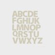 Wooden Alphabet Shapes - 8cm Fashion