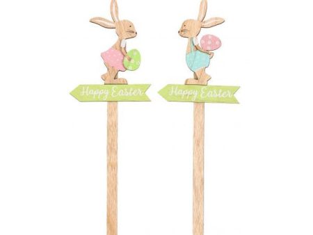 Vintage Style Easter Bunny Sign Discount