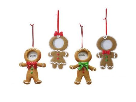 Gingerbread Man Hanging Photo Ornament Online