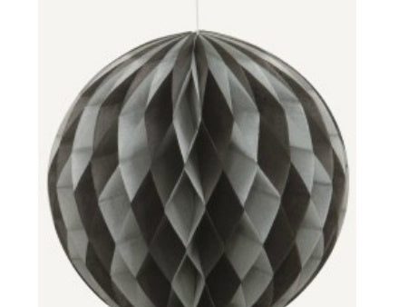 Black & Silver Honeycomb Ball - 20cm For Discount