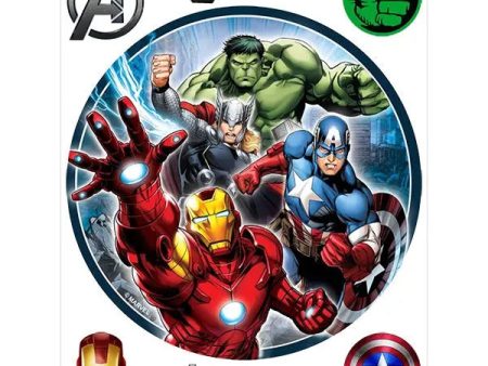 Avengers Edible Cake Image with FREE Edible Icons Sale