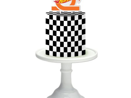 Checkered Edible Cake Wrap Online Hot Sale