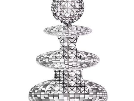 Disco Mirror Ball Cupcake Stand For Sale