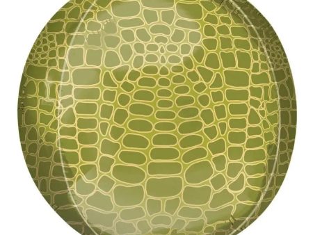 Alligator Print Orbz Foil Balloon For Cheap