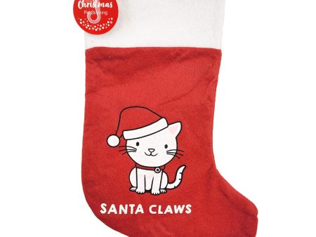 Cat Christmas Stocking For Sale