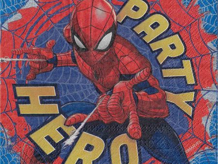 Spiderman Napkins - Lunch 20 Pkt For Cheap