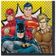 Justice League Heroes Unite Napkins - Lunch 16 Pkt Fashion