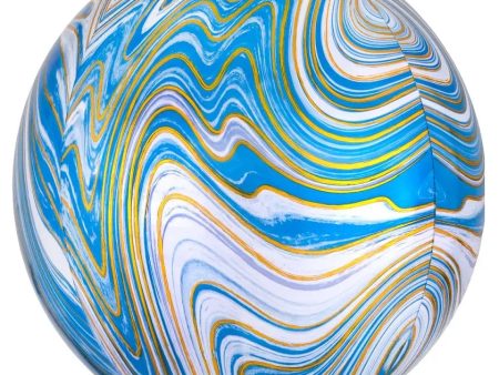 Blue Marblez Orbz Foil Balloon Supply