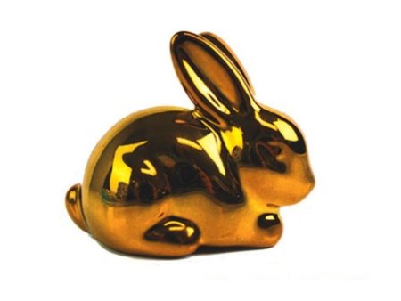 Gold Ceramic Easter Bunny Rabbit Decoration Hot on Sale