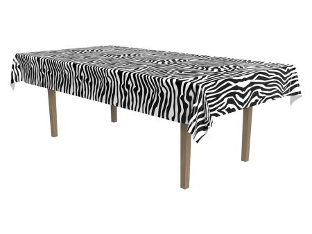 Zebra Print Tablecloth on Sale