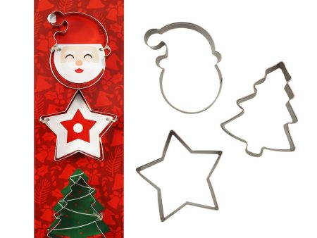 Christmas Cookie Cutters - 3 Pkt Online Hot Sale