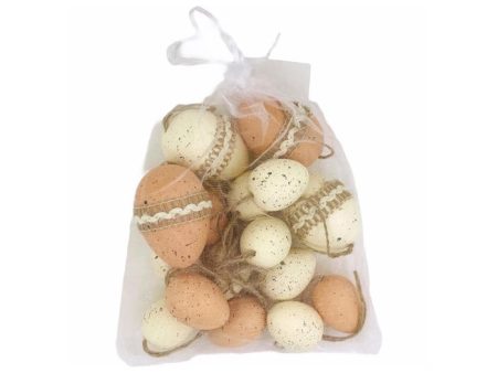 Plastic Egg Decorations - 24 Pkt For Discount