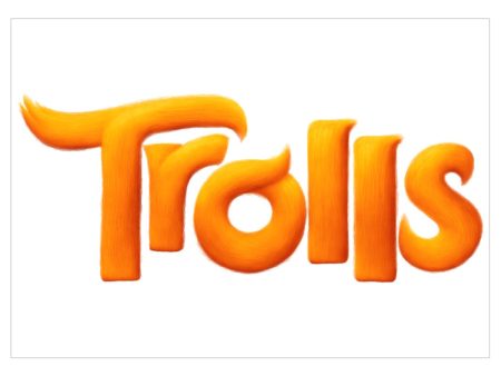 Trolls Logo A5 Edible Icon Supply