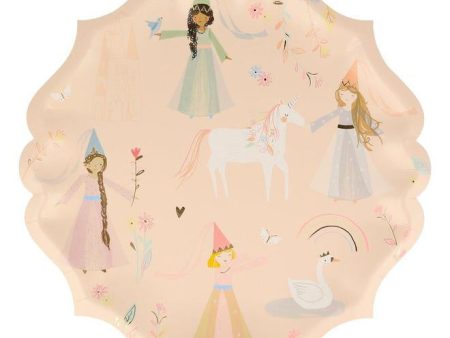 Meri Meri Magical Princess Plates - Dinner 8 Pkt Sale