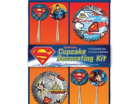 Superman Cupcake Kit Cheap