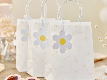 Ginger Ray Daisy Print Party Bags - 5 Pkt Fashion