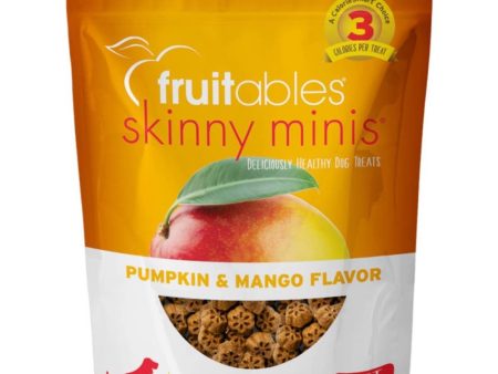 $4 OFF: Fruitables Skinny Minis Pumpkin and Mango Chewy Dog Treats 5oz Fashion